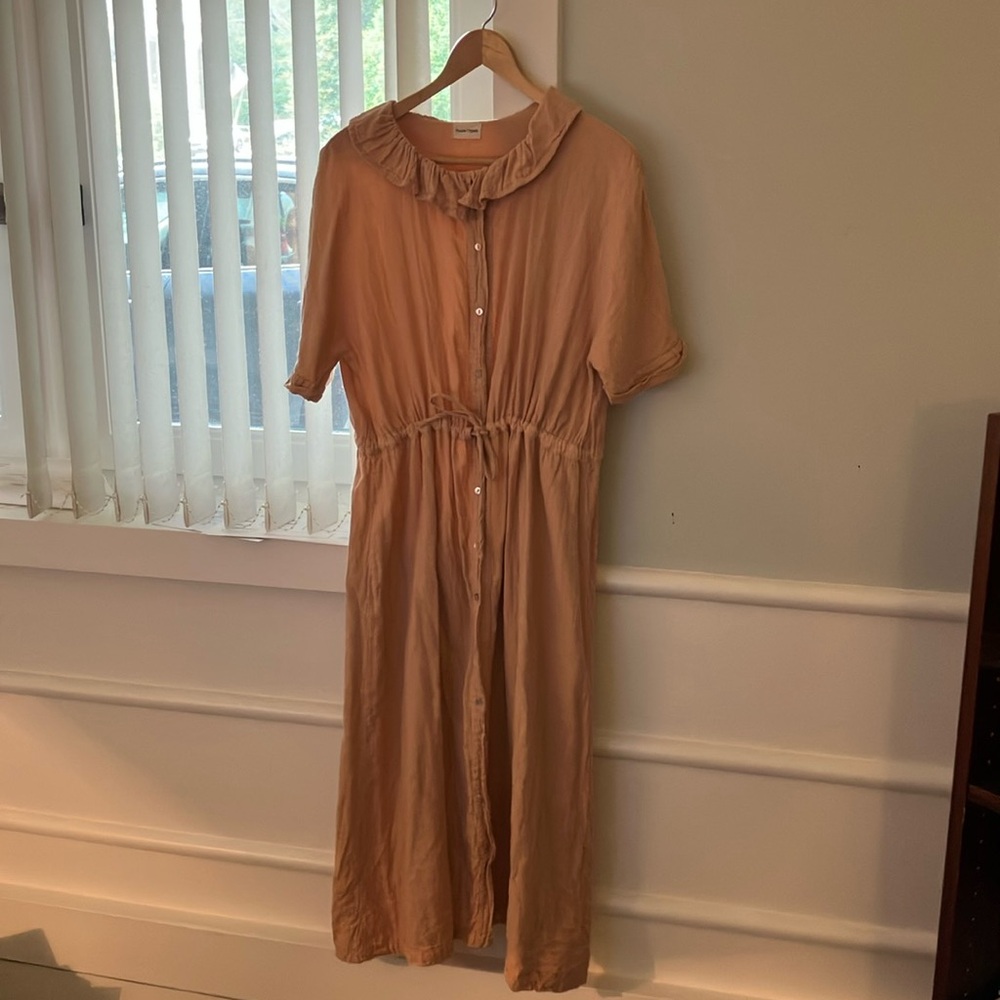 Poudre Organic Camarine French Dress Peach 👗